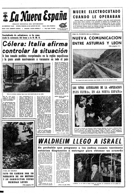 Portada Viernes 31 de  de 1973