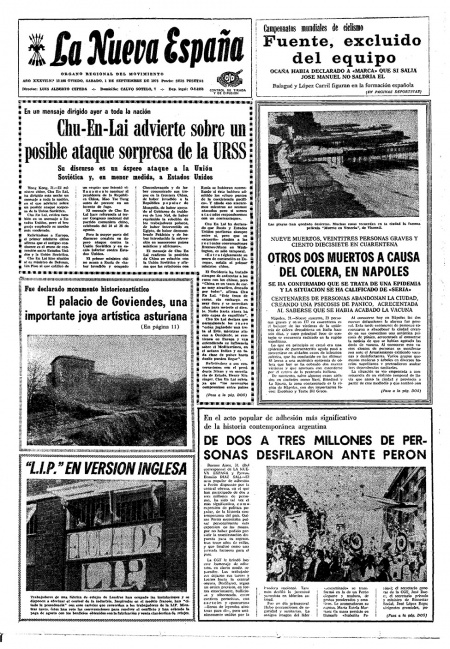 Portada Sábado 1 de  de 1973