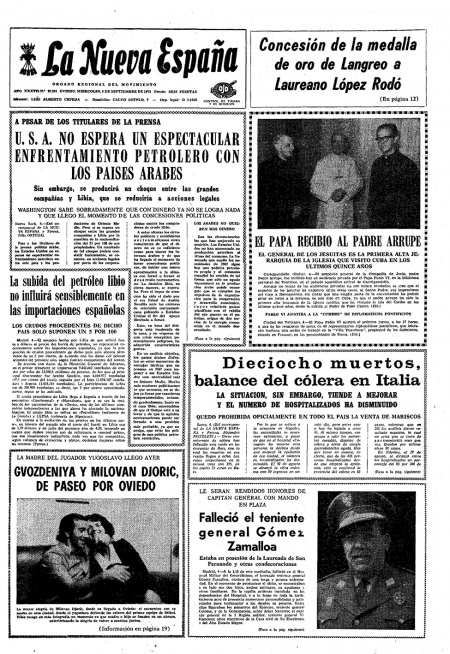Portada Miércoles 5 de  de 1973