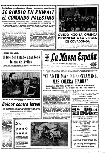 Portada Domingo 9 de  de 1973