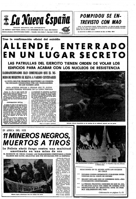 Portada Jueves 13 de  de 1973