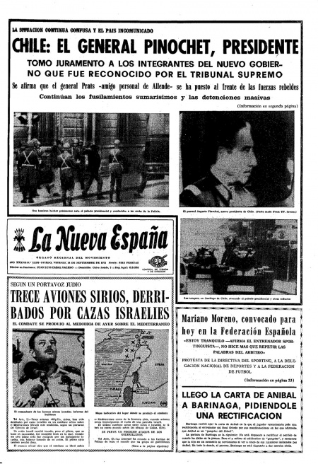 Portada Viernes 14 de  de 1973