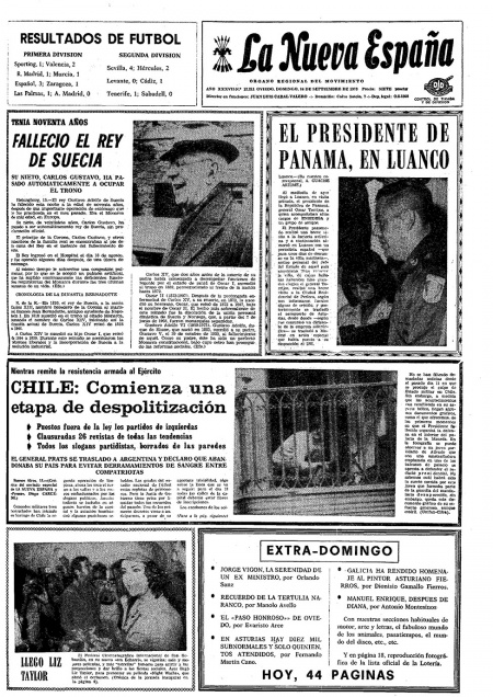 Portada Domingo 16 de  de 1973