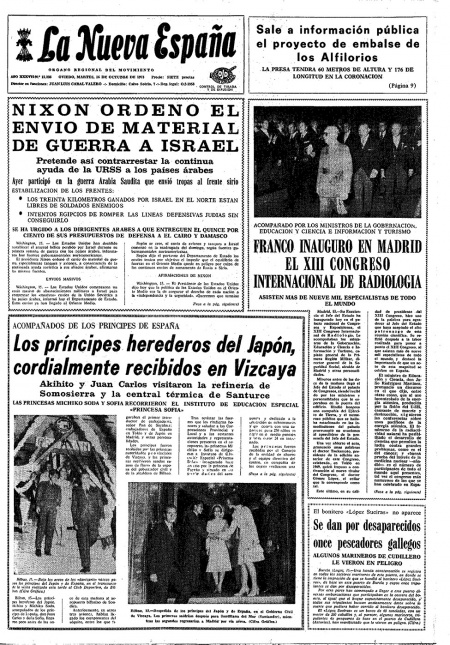 Portada Martes 16 de Octubre de 1973