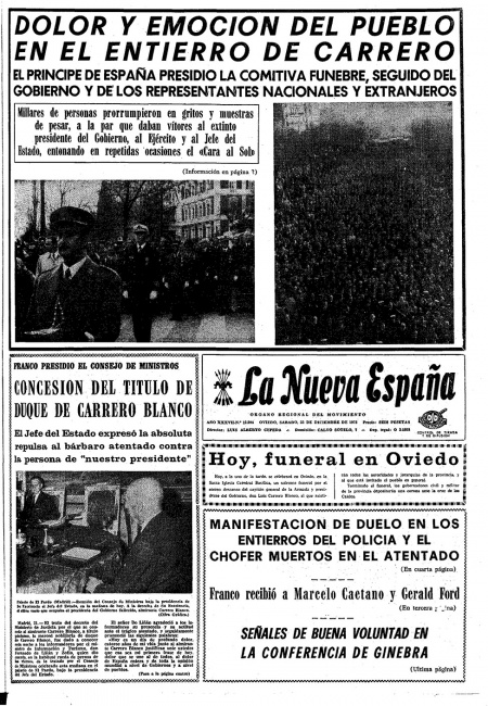Portada Sábado 22 de Diciembre de 1973