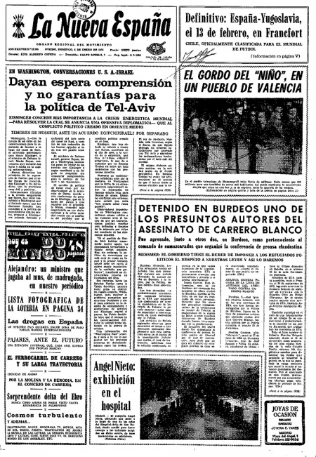 Portada Domingo 6 de  de 1974