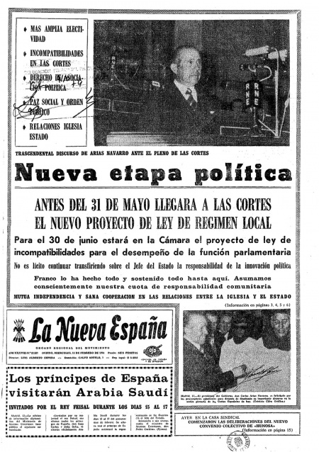 Portada Miércoles 13 de  de 1974