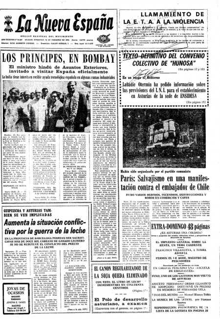 Portada Domingo 24 de  de 1974