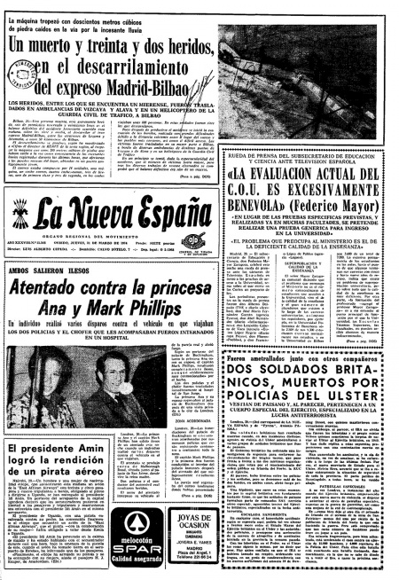 Portada Jueves 21 de  de 1974