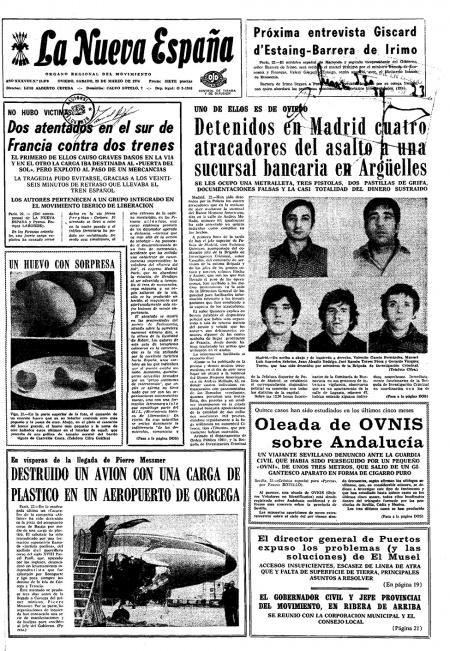 Portada Sábado 23 de  de 1974