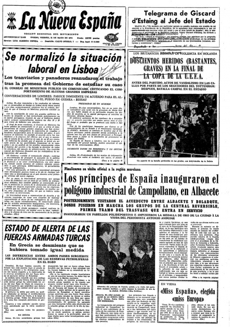 Portada Viernes 31 de  de 1974