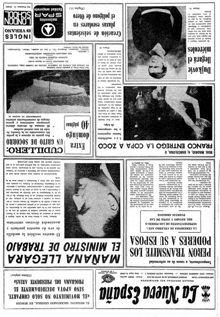 Portada Domingo 30 de  de 1974