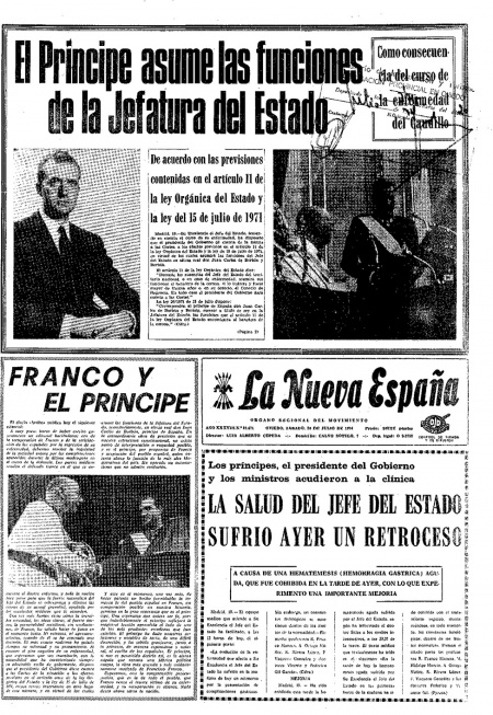 Portada Sábado 20 de  de 1974