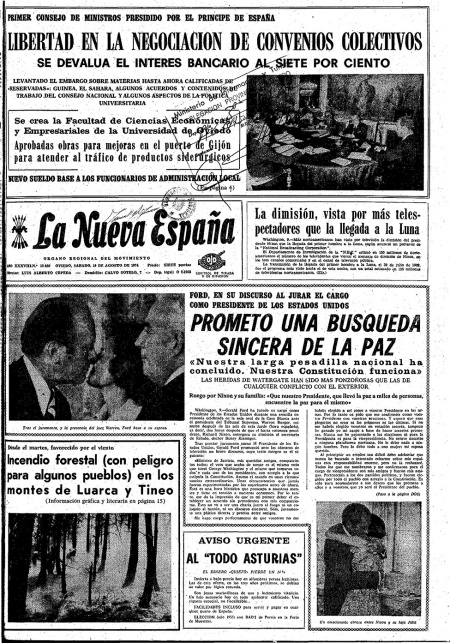 Portada Sábado 10 de  de 1974