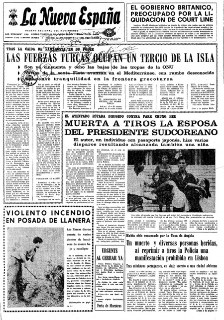 Portada Viernes 16 de  de 1974
