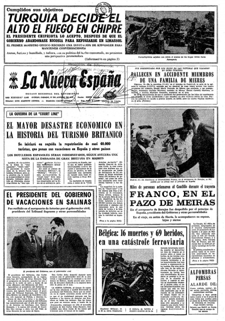 Portada Sábado 17 de  de 1974