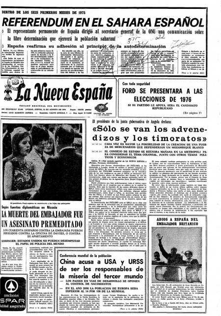 Portada Jueves 22 de  de 1974