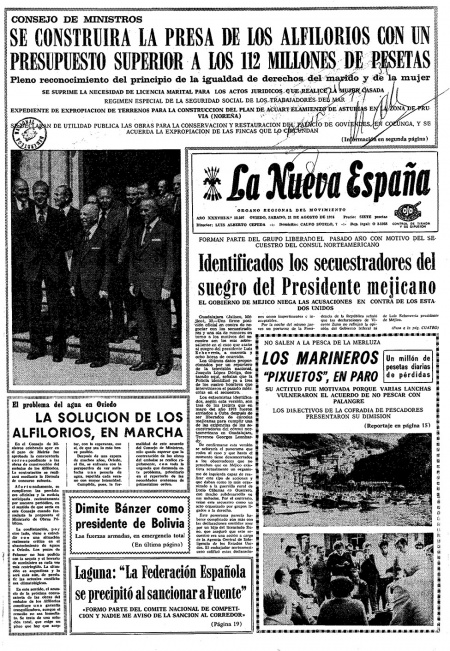 Portada Sábado 31 de  de 1974