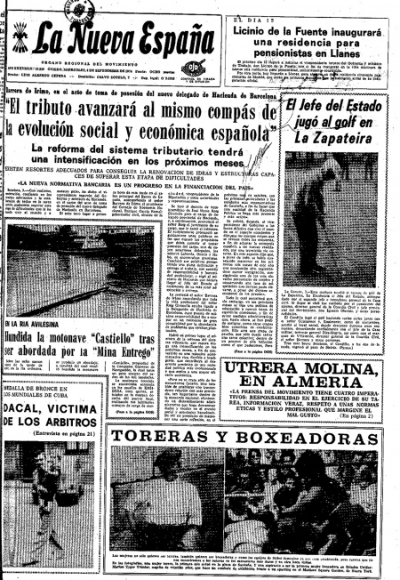 Portada Miércoles 4 de  de 1974