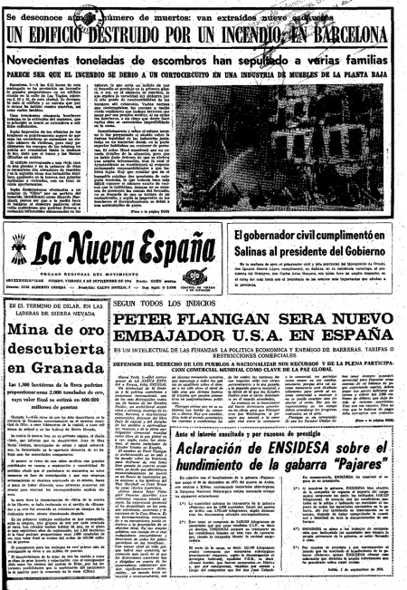Portada Viernes 6 de  de 1974