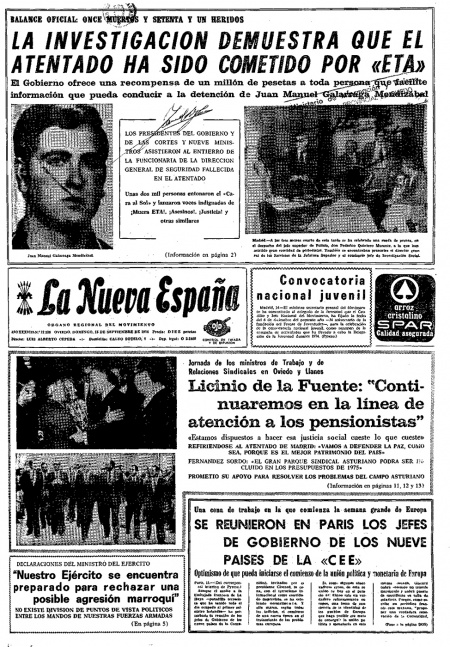 Portada Domingo 15 de  de 1974