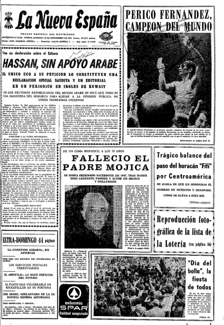 Portada Domingo 22 de  de 1974