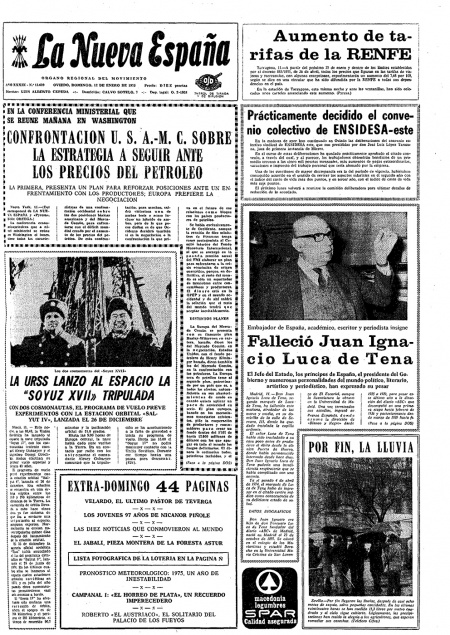 Portada Domingo 12 de  de 1975