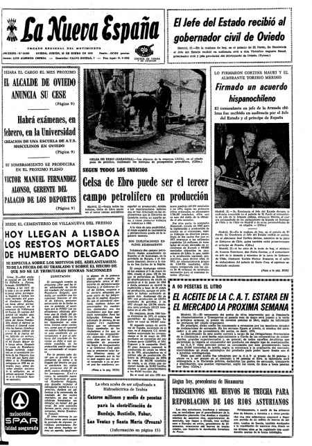 Portada Jueves 23 de  de 1975