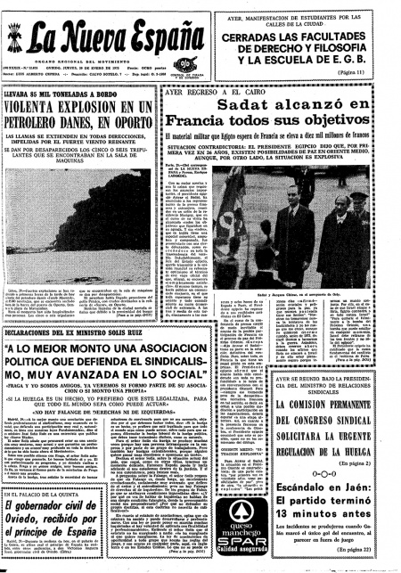Portada Jueves 30 de  de 1975