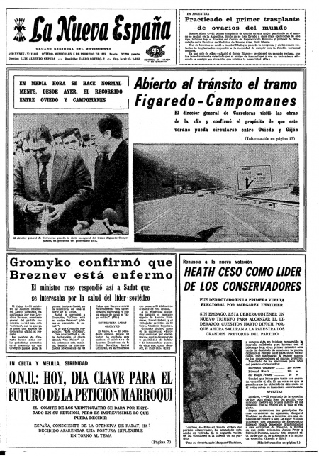Portada Miércoles 5 de  de 1975