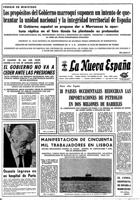 Portada Sábado 8 de  de 1975