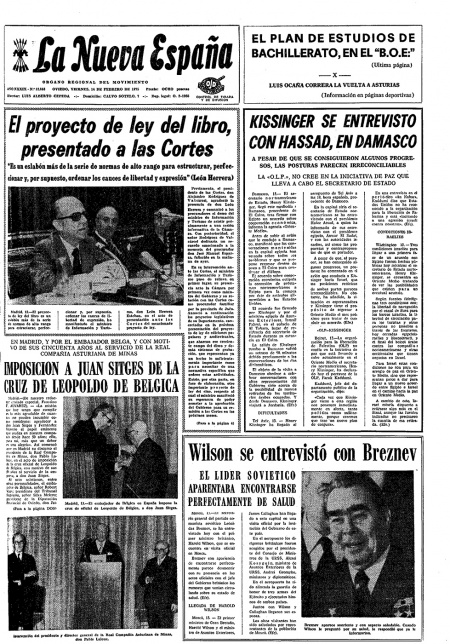 Portada Viernes 14 de  de 1975