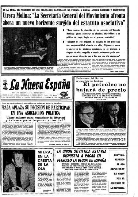 Portada Miércoles 19 de  de 1975