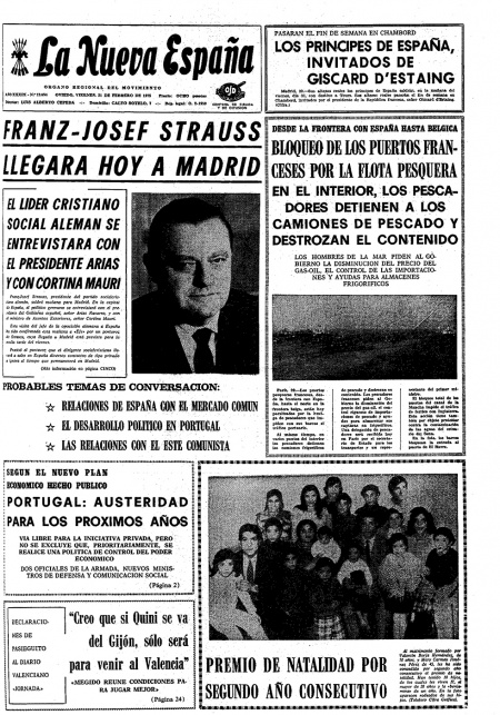Portada Viernes 21 de  de 1975