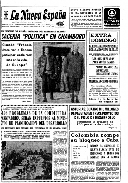 Portada Domingo 23 de  de 1975