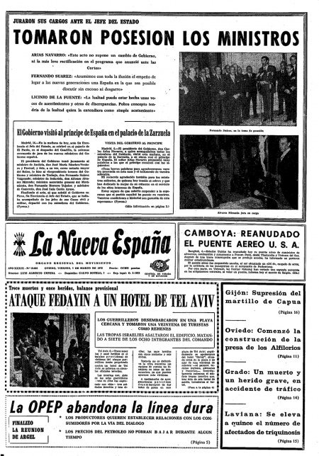 Portada Viernes 7 de  de 1975