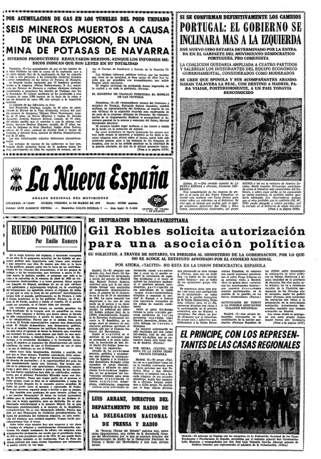 Portada Viernes 14 de  de 1975