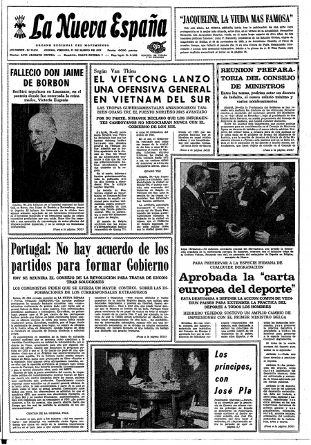 Portada Viernes 21 de  de 1975