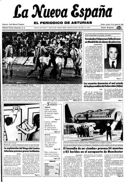 Portada Viernes 23 de  de 1985