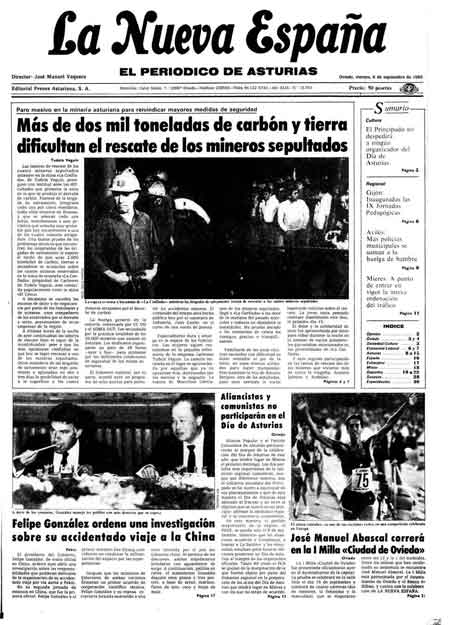 Portada Viernes 6 de  de 1985