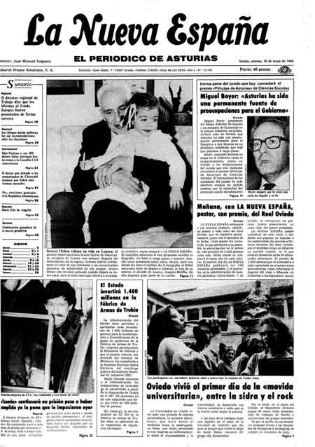 Portada Viernes 16 de  de 1986