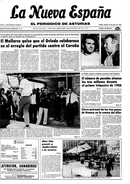 Portada Viernes 23 de  de 1986