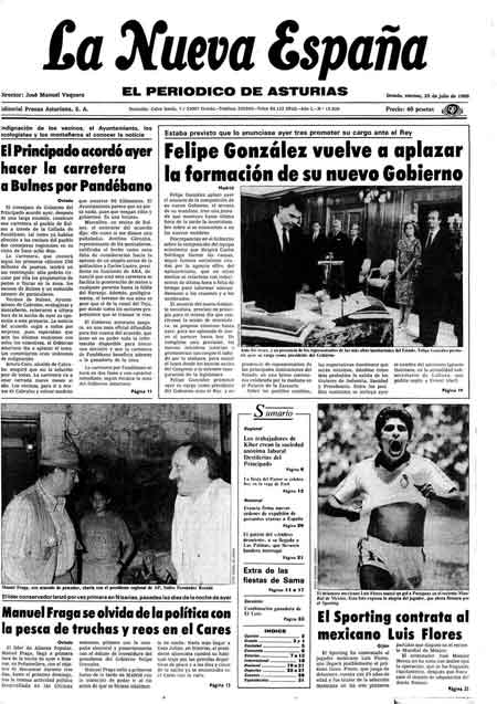 Portada Viernes 25 de  de 1986
