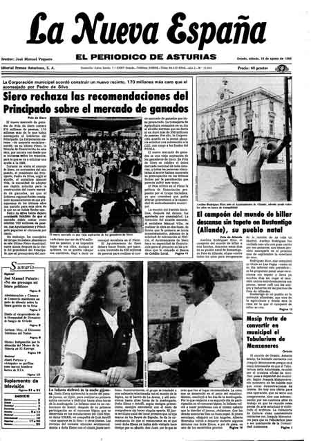 Portada Sábado 16 de  de 1986