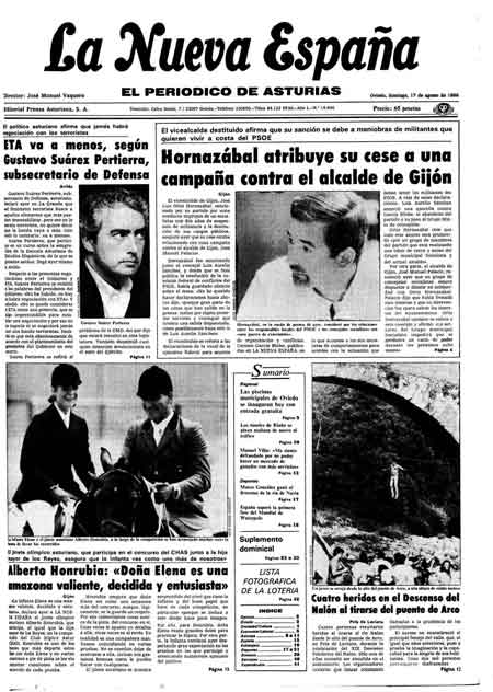 Portada Domingo 17 de  de 1986