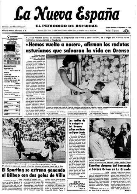 Portada Domingo 31 de  de 1986