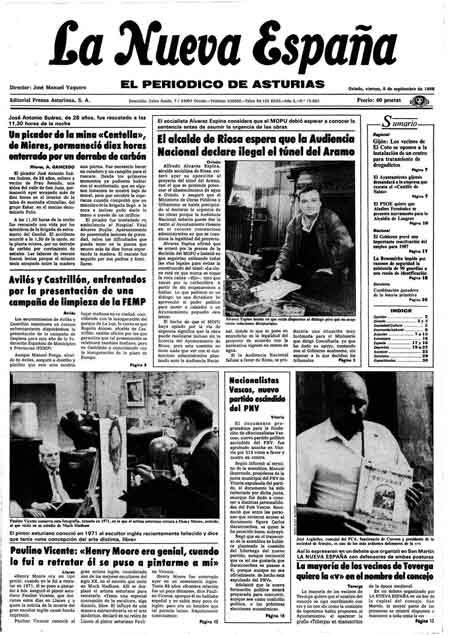Portada Viernes 5 de  de 1986