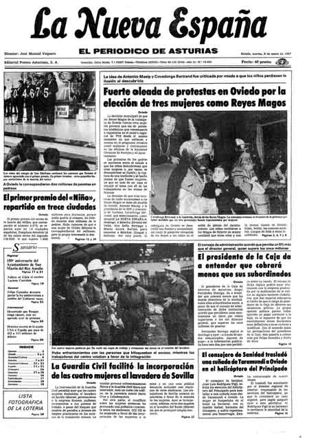Portada Martes 6 de  de 1987