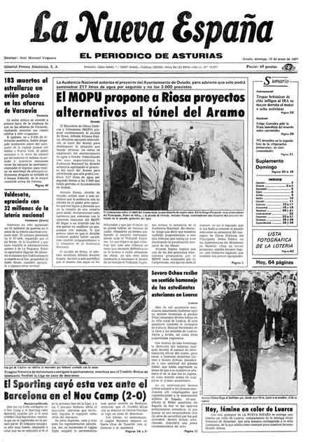 Portada Domingo 10 de  de 1987