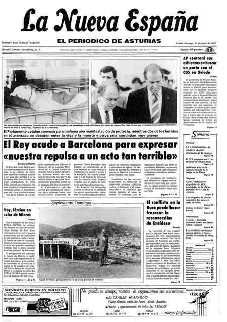 Portada Domingo 21 de  de 1987